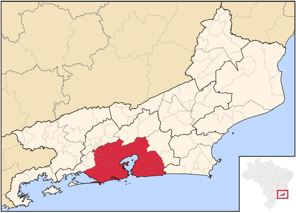 Mapa Rio de Janeiro