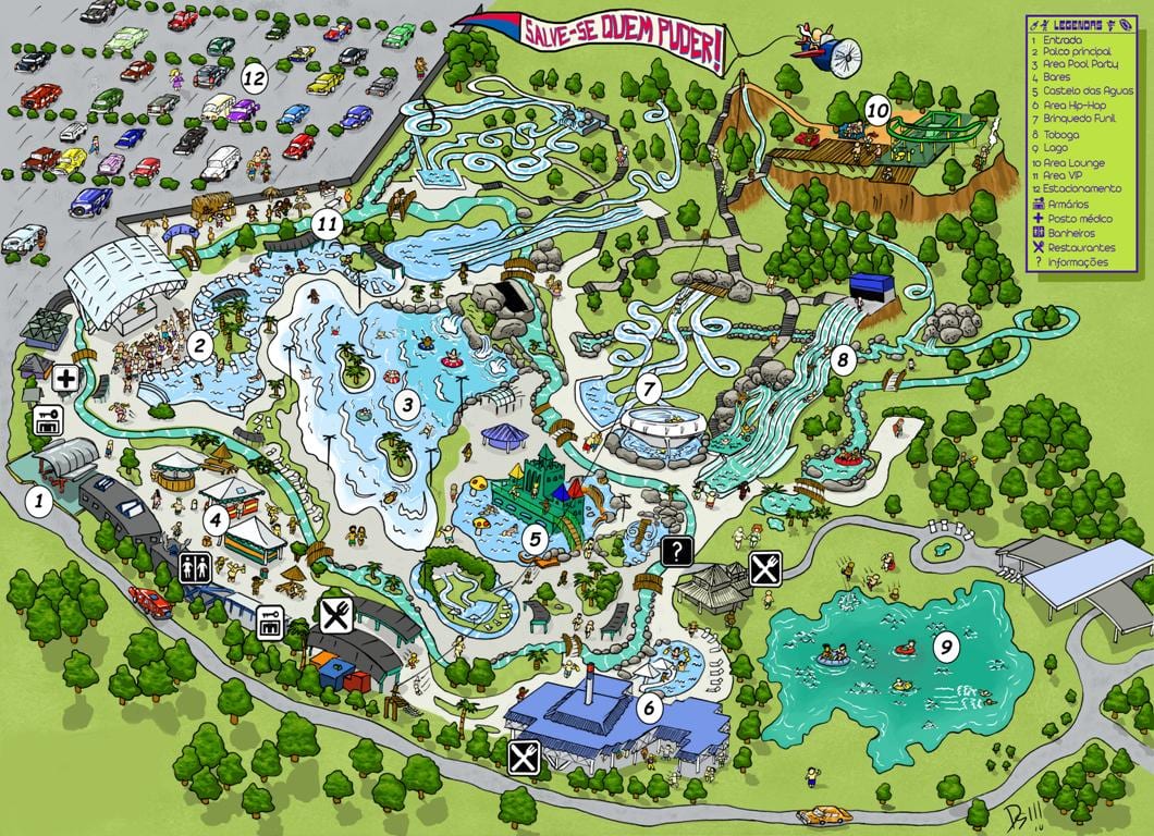Mapa Rio-Planeta woda