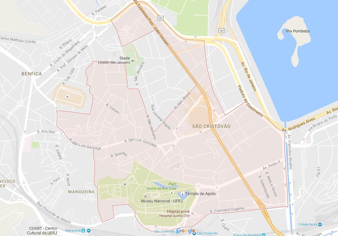Mapa San Кристован