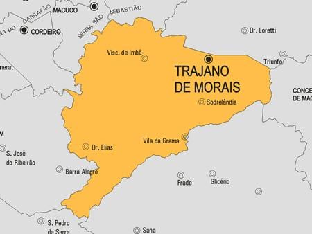 Mapa Trajana gmina-de-Мораис