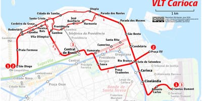Mapa ВЛТ Rio de Janeiro