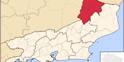 Mapa "Нороэсте" Fluminense