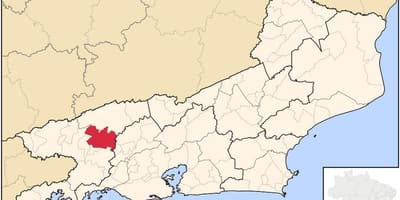 Mapa Barra do pirai
