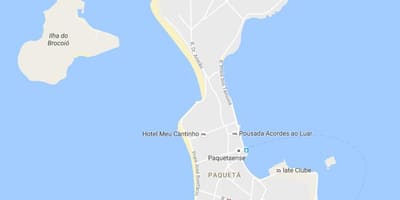 Mapa Paquetá do bairro