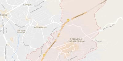 Mapa Freguesia de Жакарепагве