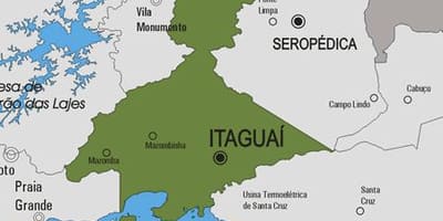 Mapa gminy Итагуаи