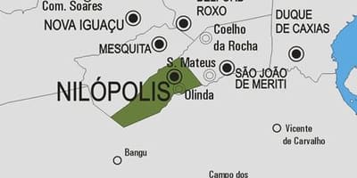 Mapa gminy Recife
