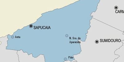 Mapa gminy Сапукая