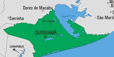 Mapa gminy Quissamã