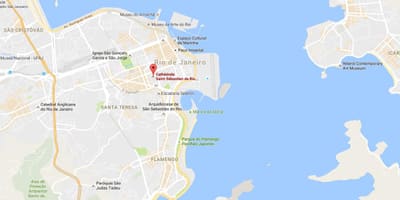 Mapa katedra Świętego Sebastiana