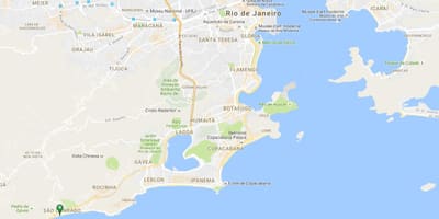 Mapa plaży San Конрадо