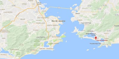 Mapa plaża Камбоиньяс