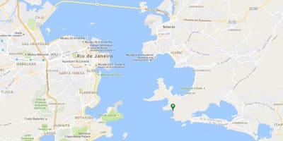 Mapa plaży Forte Imbuí