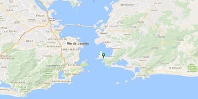 Mapa plaży Forte Rio Branco