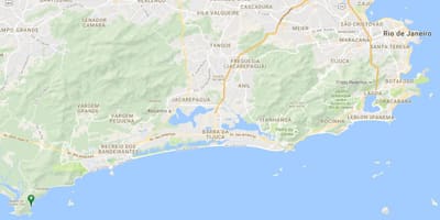 Mapa plaża Meio