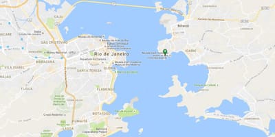 Mapa plaży boa-Виажен