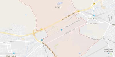 Mapa Vila Милитар